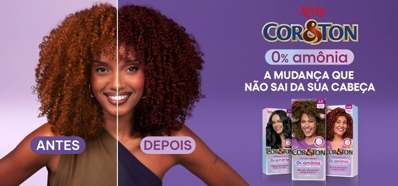 Cor intensa, Dura Muito e Hidrata 6x mais!